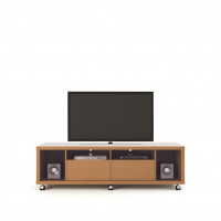 Manhattan Comfort 15454 Cabrini TV Stand 1.8 in Maple Cream and Nude 